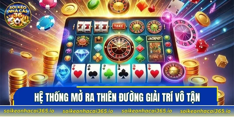 Hệ thống mở ra thiên đường giải trí vô tận