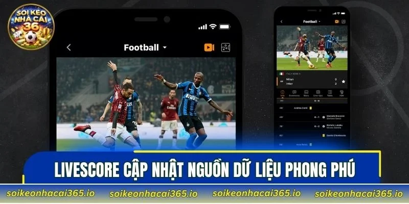 Đảm bảo kết nối mạng khi truy cập Livescore