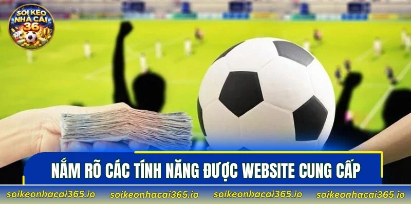 Nắm rõ các tính năng được website cung cấp
