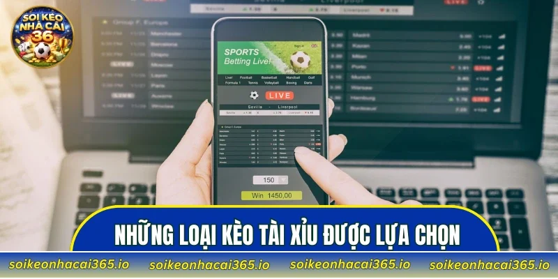 Những loại kèo tài xỉu được nhiều người lựa chọn