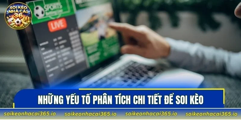 Những yếu tố phân tích chi tiết để soi kèo