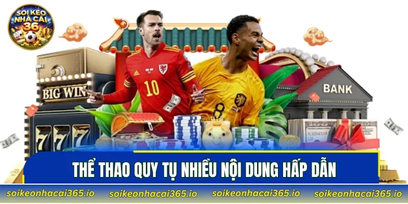 Thể thao quy tụ nhiều nội dung hấp dẫn