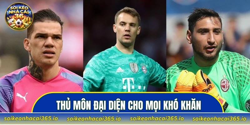 Thủ môn đại diện cho mọi khó khăn thử thách