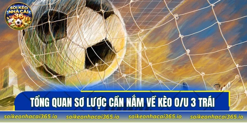 Tổng quan sơ lược cần nắm về kèo o/u 3 trái