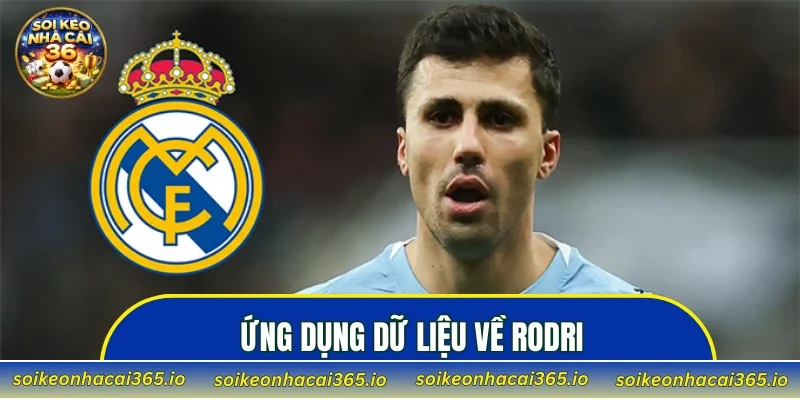 Ứng dụng dữ liệu về Rodri để thắng lớn khi cược